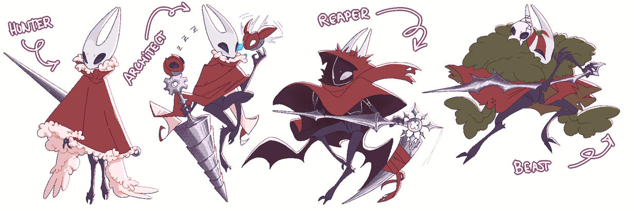 Based on the game "Hollow Knight: Silksong" by Team Cherry